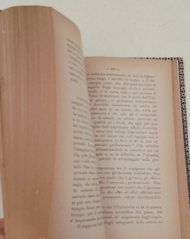 L'UNIVERSITA' DI STATO E LE UNIVERSITA' AUTONOME(1887/88)