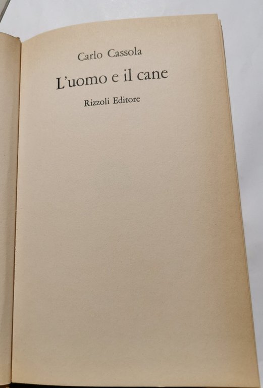 L'uomo e il cane