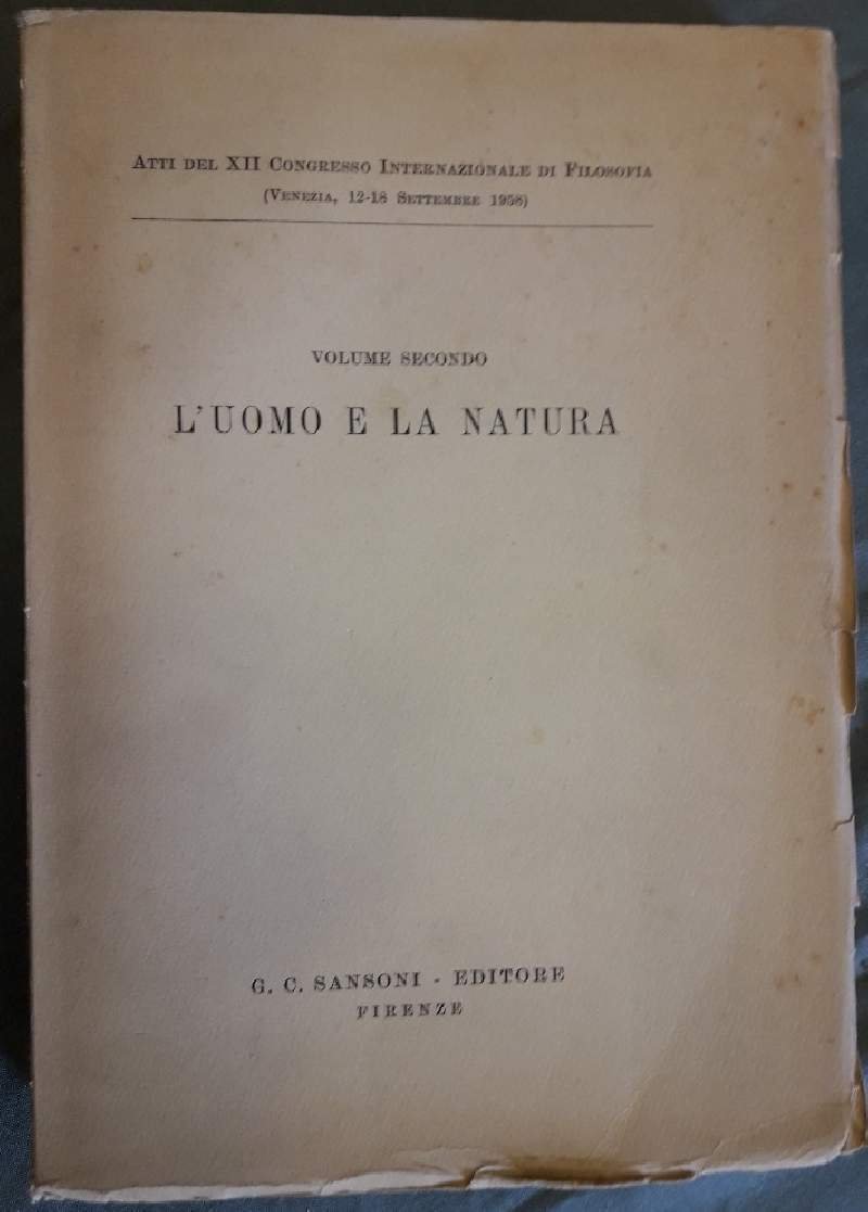 L'UOMO E LA NATURA