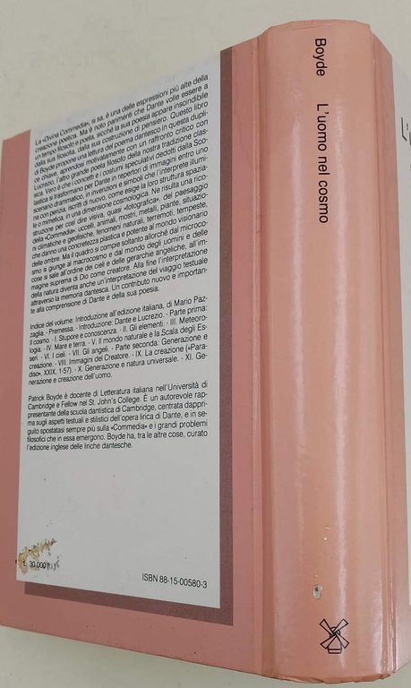 L'UOMO NEL COSMO-FILOSOFIA DELLA NATURA E POESIA IN DANTE(1984)