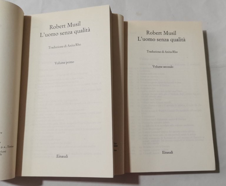 L'uomo senza qualità - 2 Voll.