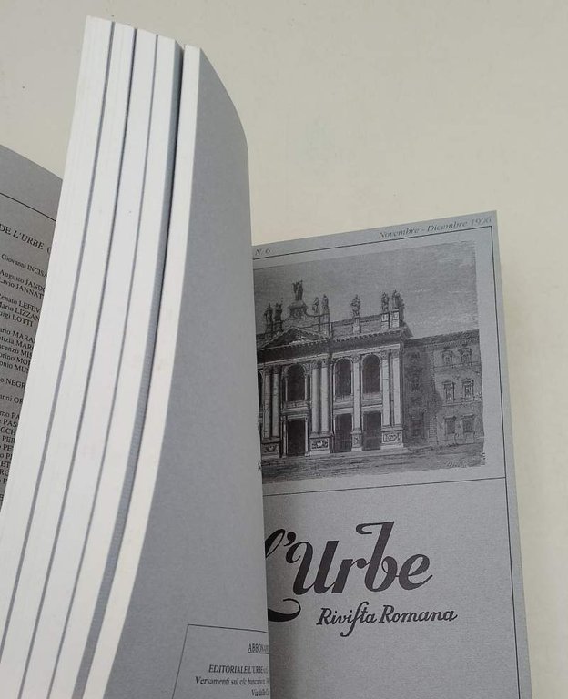L'URBE- RIVISTA ROMANA- ANNO LVI TERZA SERIE(1996)