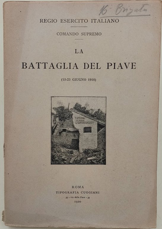 La battaglia del Piave(15-23 giugno 1918) | Immagine Gallery 1
