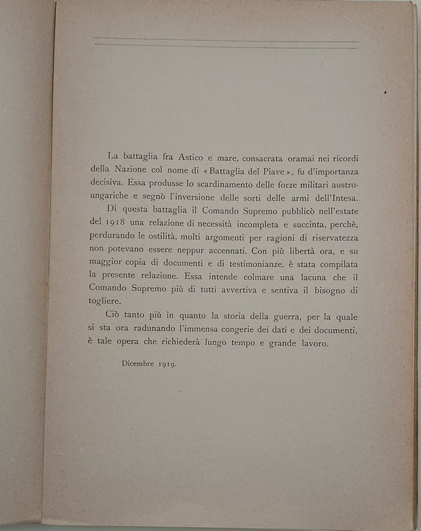 La battaglia del Piave(15-23 giugno 1918)