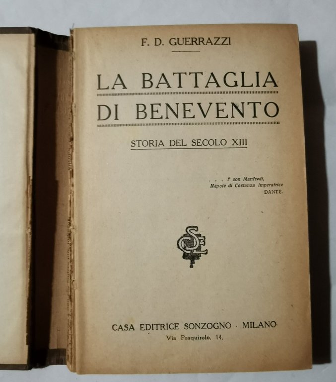 La battaglia di Benevento - Storia del secolo XIII