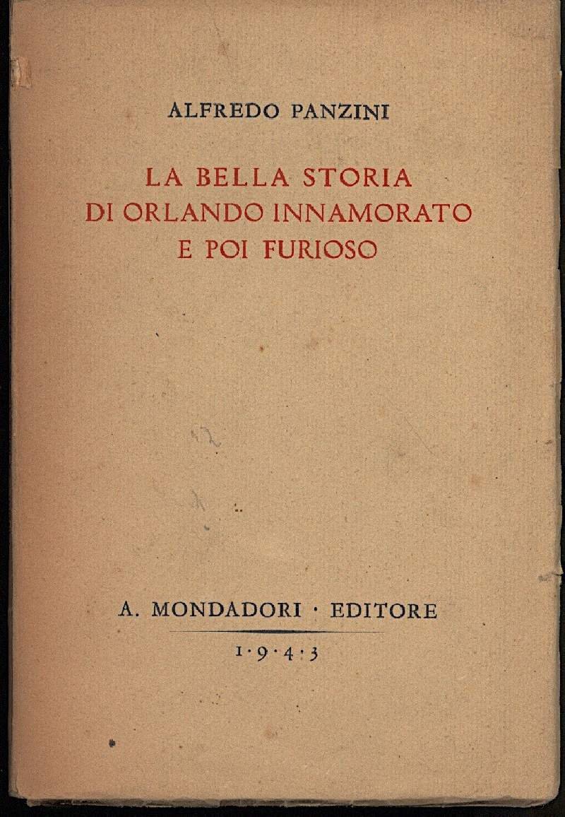 LA BELLA STORIA DI ORLANDO INNAMORATO E POI FURIOSO