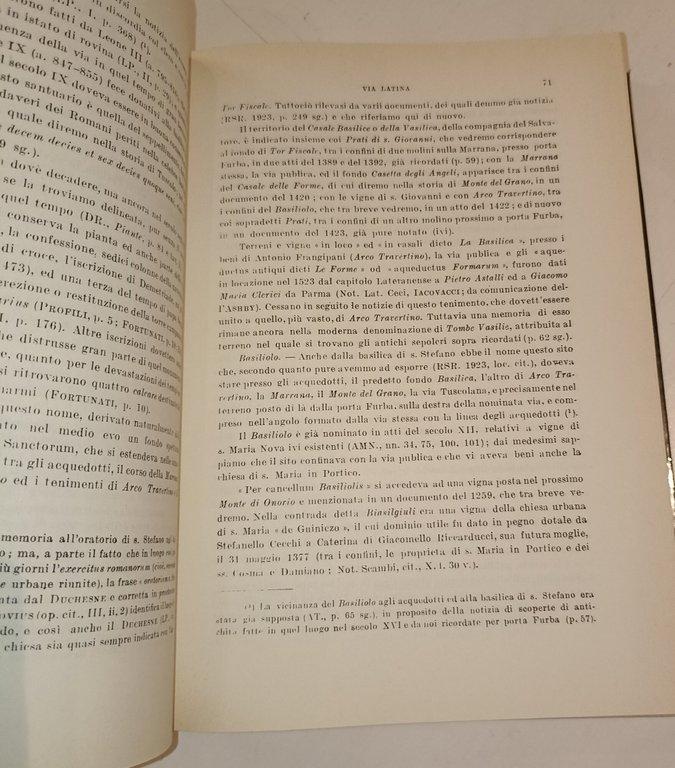 La campagna romana vol. IV via Latina