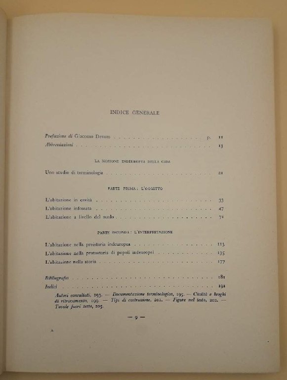 LA CASA DEGLI INDEUROPEI-TRADIZIONE E ARCHEOLOGIA(1962)