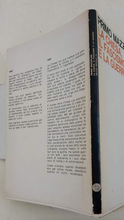 LA CHIESA, IL FASCISMO E LA GUERRA(1966)
