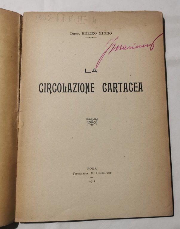 La circolazione cartacea