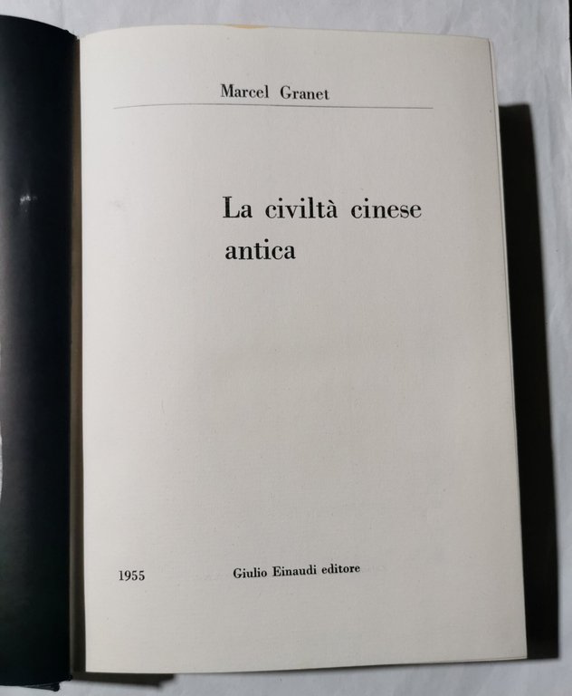 La civilta' cinese antica
