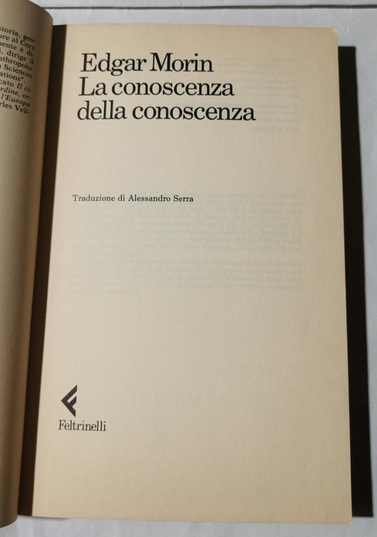 La conoscenza della conoscenza
