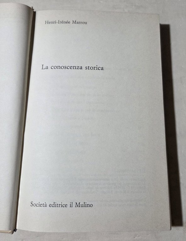La conoscenza storica