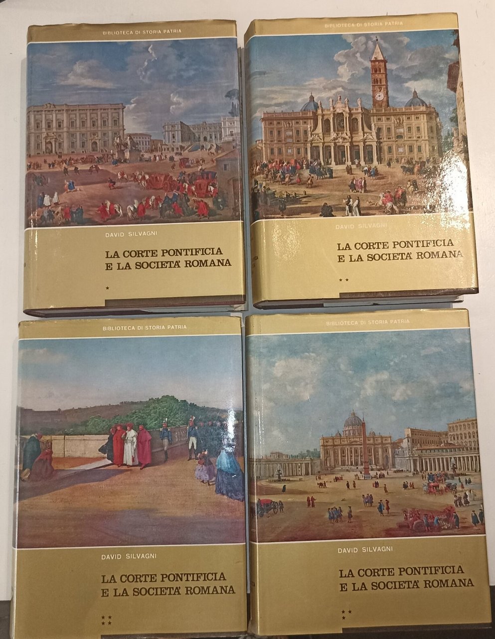 La corte potificia e la società romana -4 voll.
