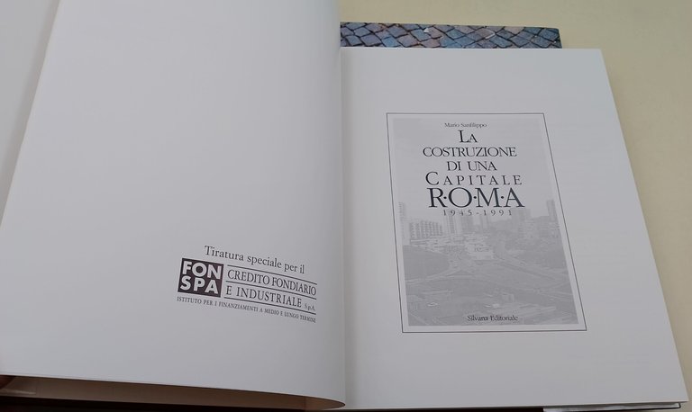 La costruzione di una Capitale-Roma voll. I II e III
