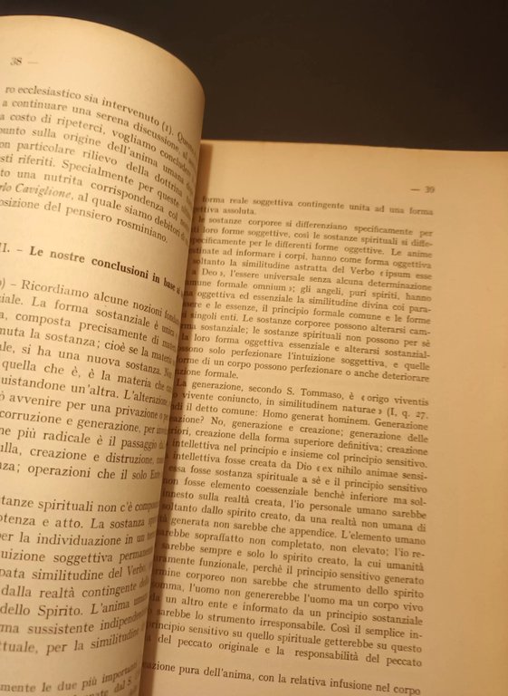 La creazione dell anima umana - secondo S. Tommaso