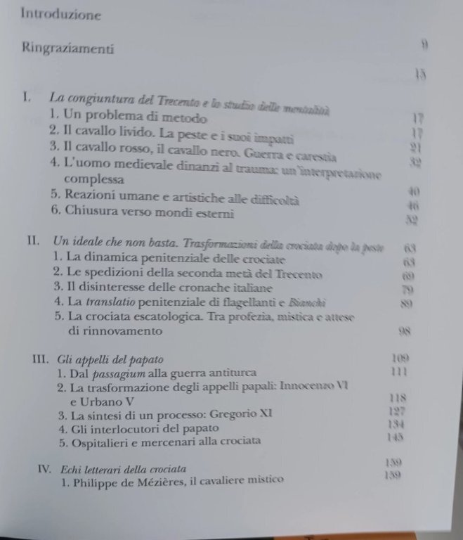 La Crociata dopo la peste - metamorfosi di un'idea (secolo …