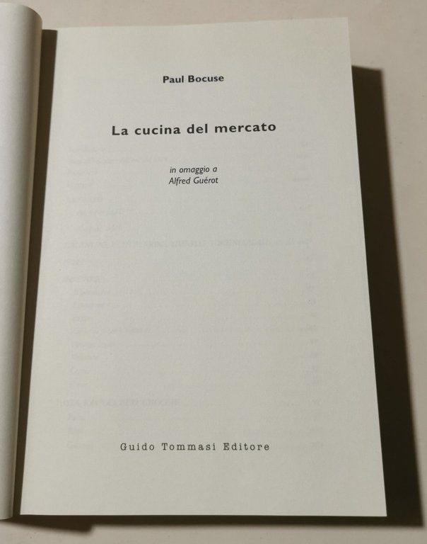 La cucina del mercato