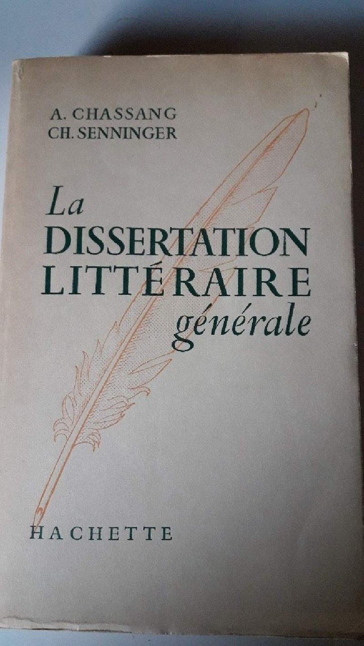 LA DISSERTATION LITTERAIRE GENERAL(1955)