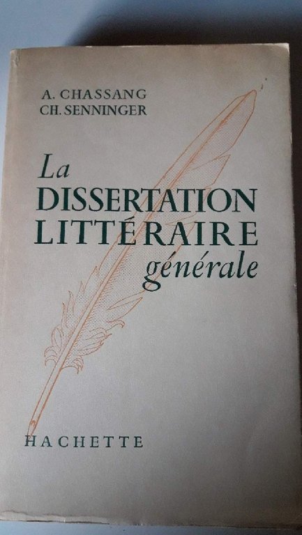 LA DISSERTATION LITTERAIRE GENERAL(1955)