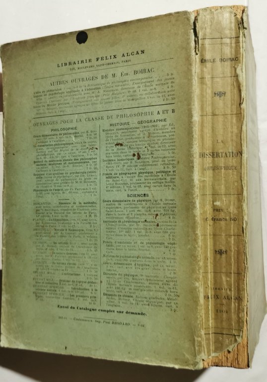 La dissertation philosophique