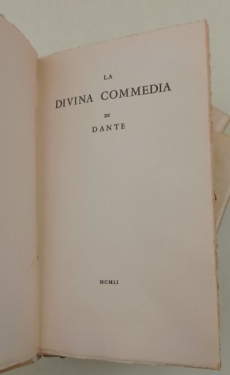 La divina commedia- 3 voll.