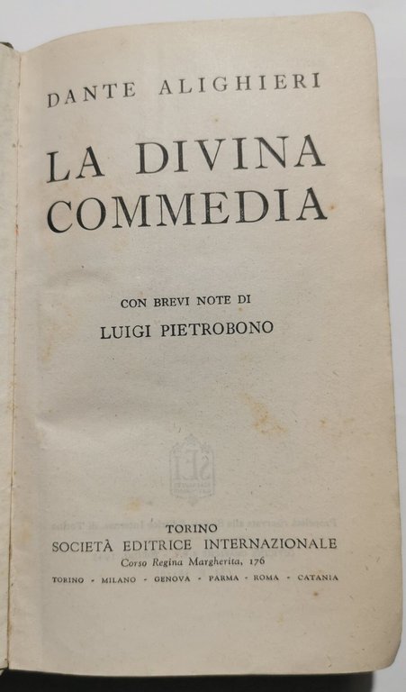 La Divina Commedia