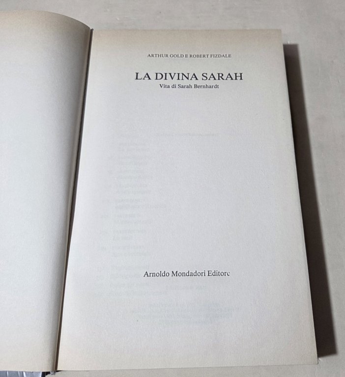 La divina Sarah. Vita di Sarah Bernhardt