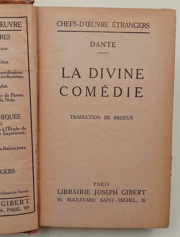 LA DIVINE COMEDIE(1943)