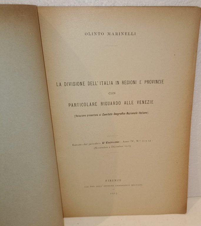 La divisione dell'Italia in regioni e provincie con particolare riguardo … | Immagine Gallery 3
