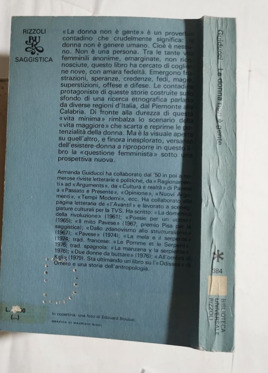 La donna non è gente - L'esistenza emarginata delle più …