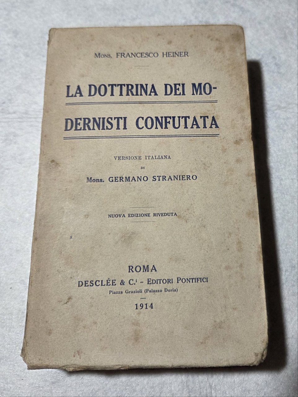 La dottrina dei modernisti confutata | Immagine principale