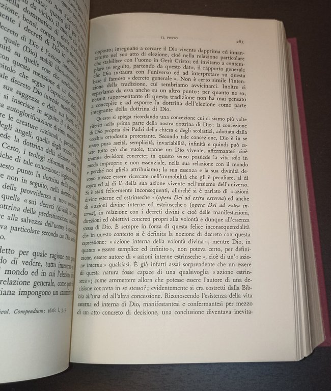 La dottrina dell'elezione divina dalla dogamatica ecclesiastica