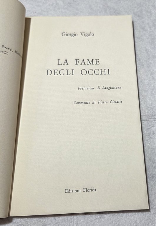 La fame degli occhi | Immagine Gallery 2
