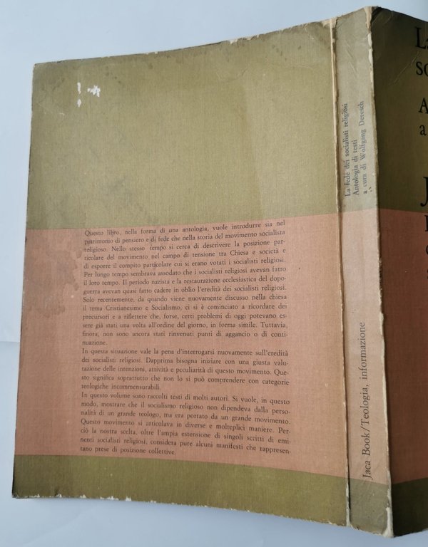 La fede dei socialisti religiosi - antologia di testi
