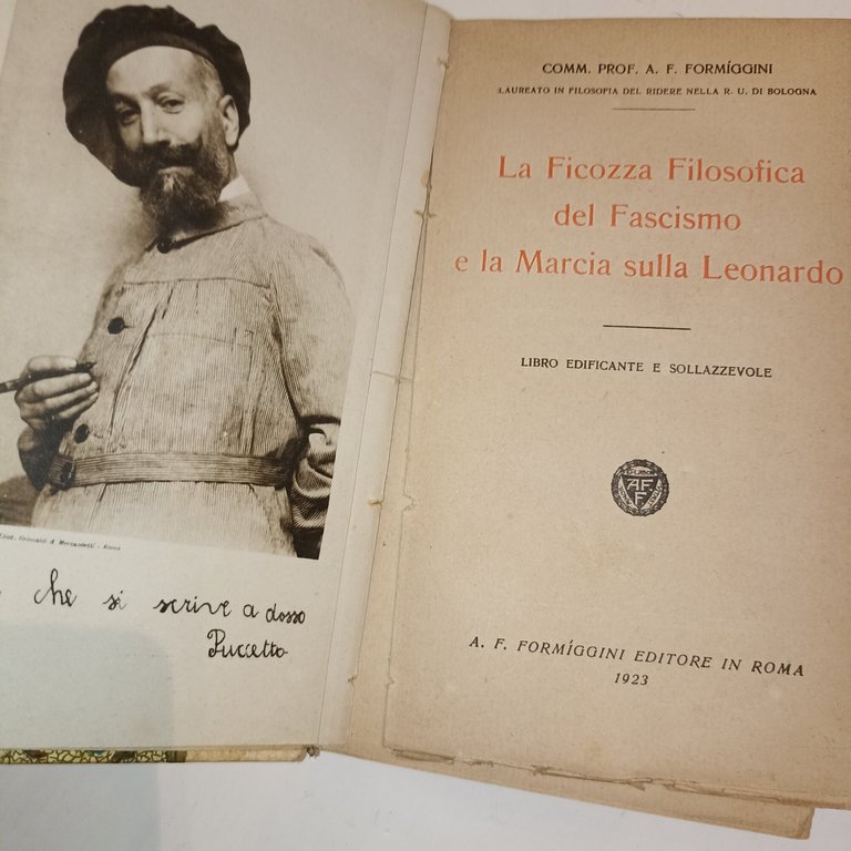 La ficozza filosofica del Fascismo e la Marcia sulla Leonardo