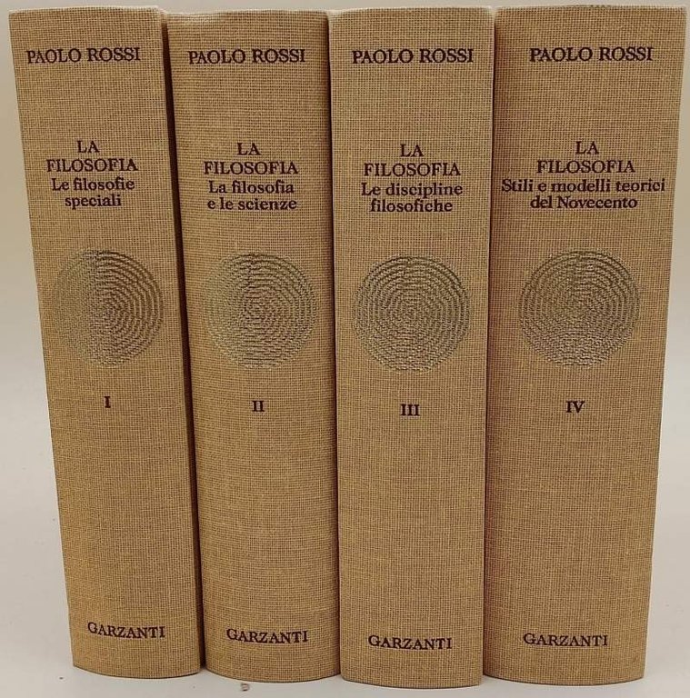 LA FILOSOFIA- 4 VOLL.( 1996)