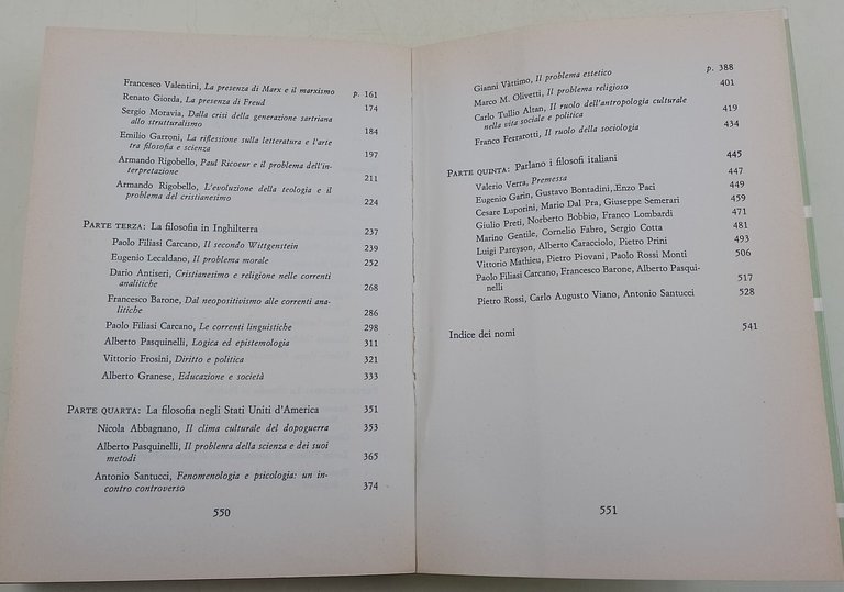 La filosofia dal '45 ad oggi