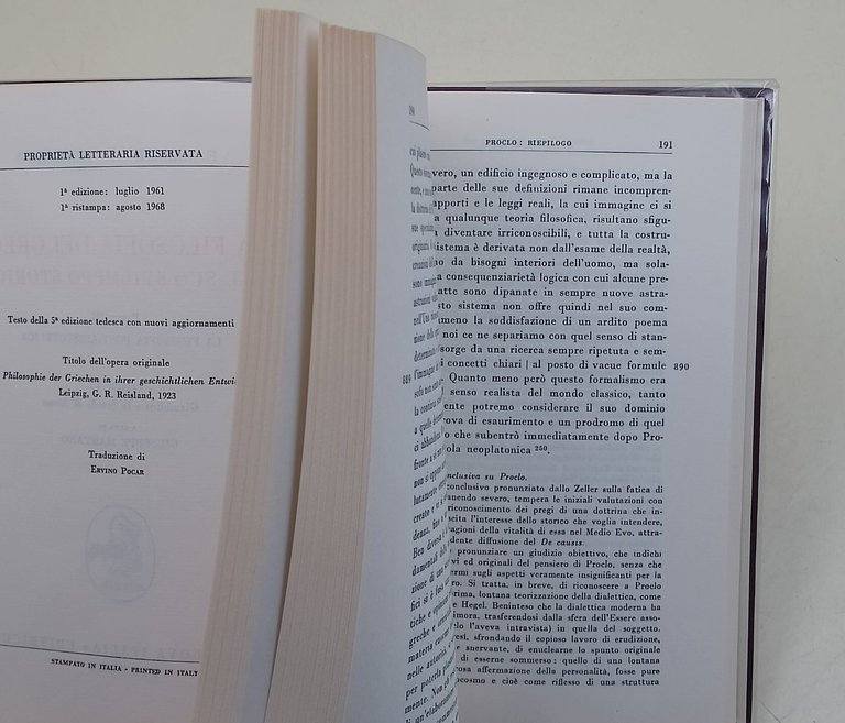 La filosofia dei greci nel suo sviluppo storico-Parte III, la …