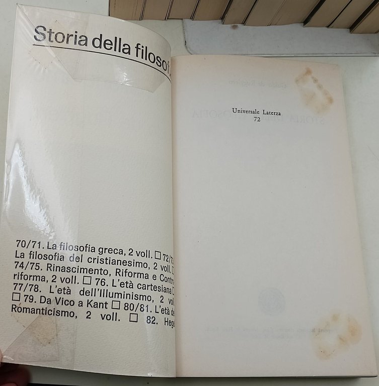 La filosofia del cristianesimo vol. I e II/ Rinascimento Riforma …