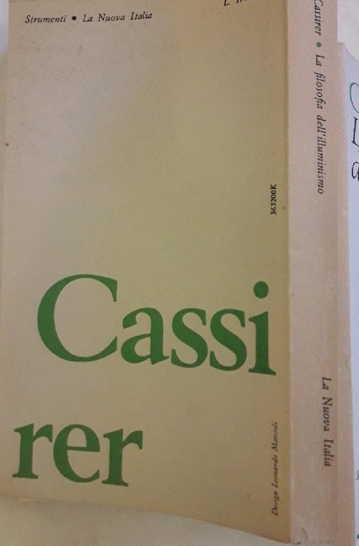 LA FILOSOFIA DELL'ILLUMINISMO(1974)