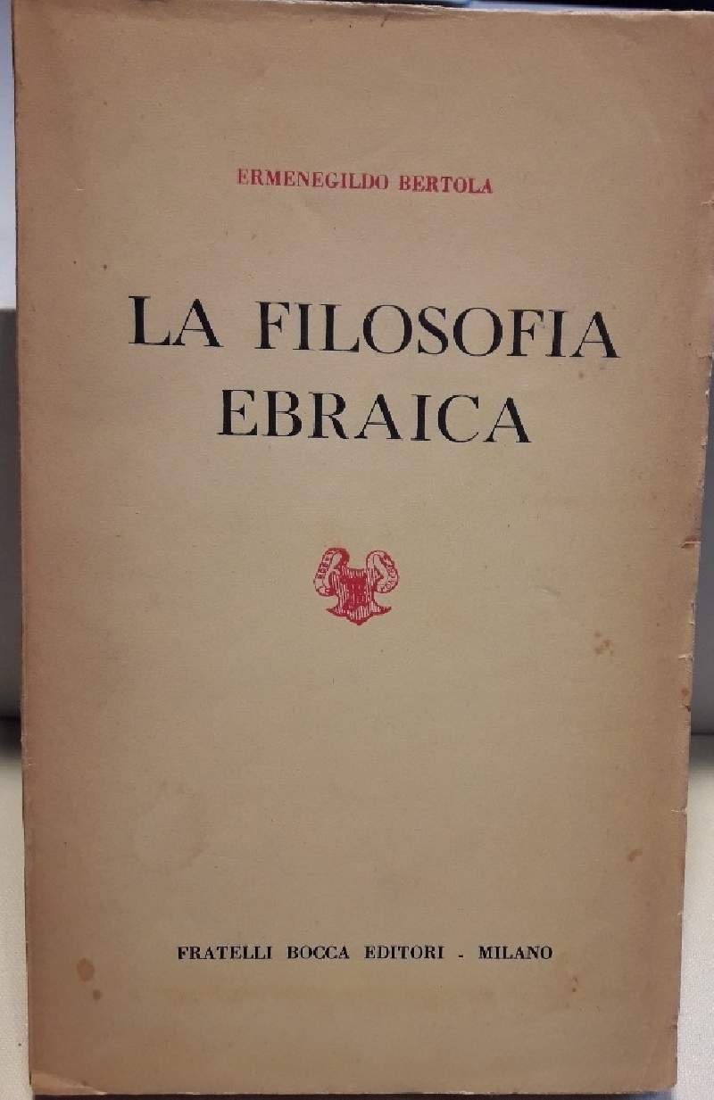 LA FILOSOFIA EBRAICA( 1947)
