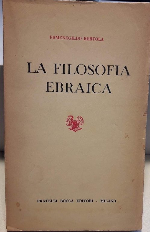 LA FILOSOFIA EBRAICA( 1947)