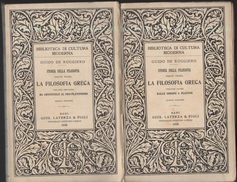 LA FILOSOFIA GRECA (1938)