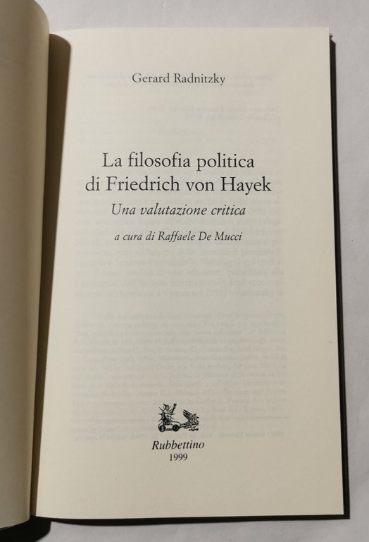 La filosofia politica di Friedrich von Hayek - Una valutazione …