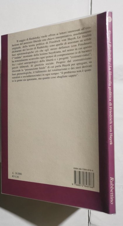 La filosofia politica di Friedrich von Hayek - Una valutazione …