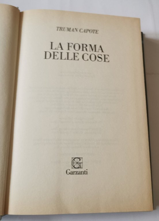 La forma delle cose