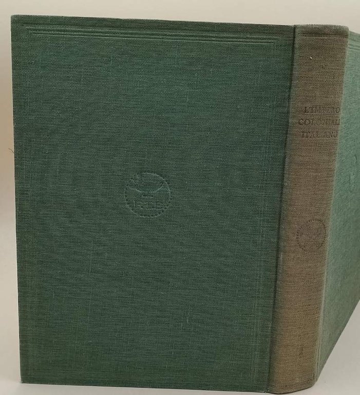 LA FORMAZIONE DE L'IMPERO COLONIALE ITALIANO- vol. I-( 1938)