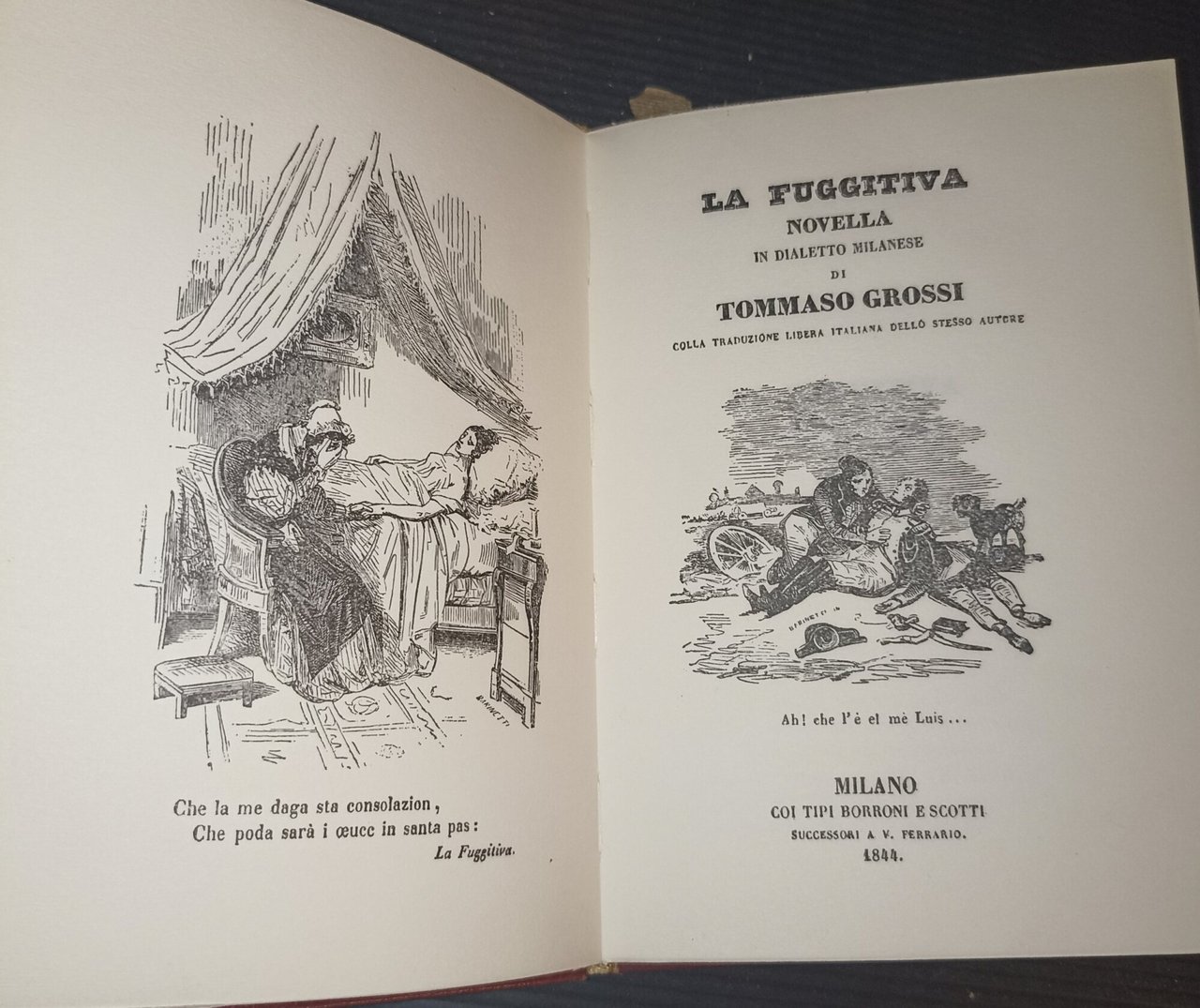 La fuggitiva novella in dialetto milanese