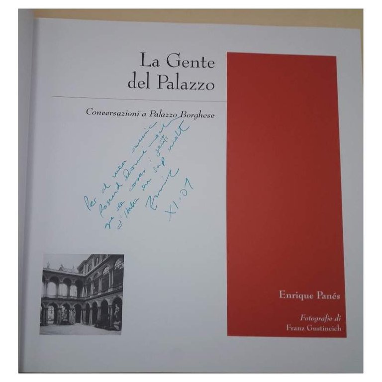 LA GENTE DEL PALAZZO-CONVERSAZIONI A PALAZZO BORGHESE(2000)